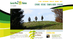 Desktop Screenshot of caccia-pesca-natura.it